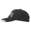 Supreme Bottle Opener black 6-panel cap, side view