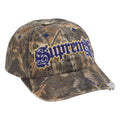 Supreme Bottle Opener realtree hardwoods camo 6-panel cap, angled view