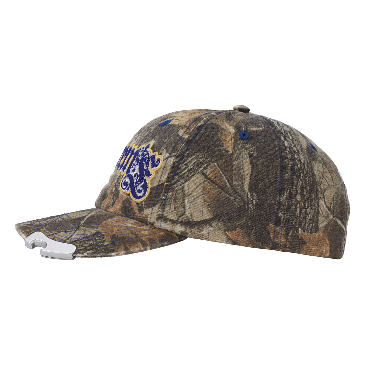 Supreme Bottle Opener realtree hardwoods camo 6-panel cap, side view