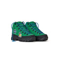 Vale Agave green hiking boots, front view