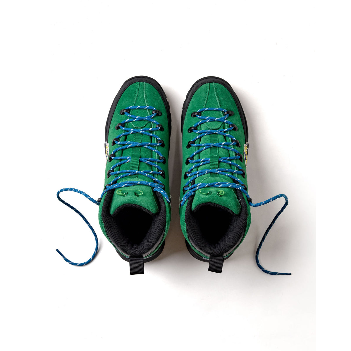 Vale Agave green hiking boots, top