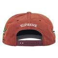 Supreme Skulls Spellout rust 6-panel cap, back view