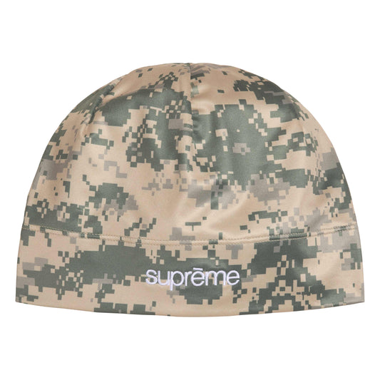Supreme Base Layer digi camo beanie, front view