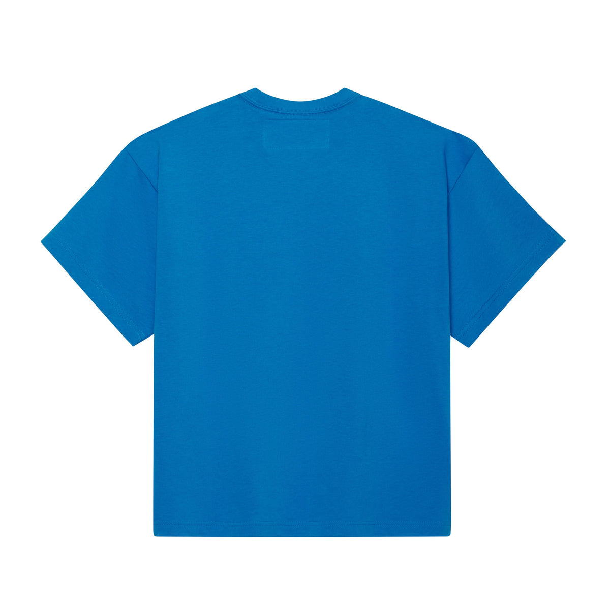 Sp5der Distressed Crawler atlantic T-shirt, back view