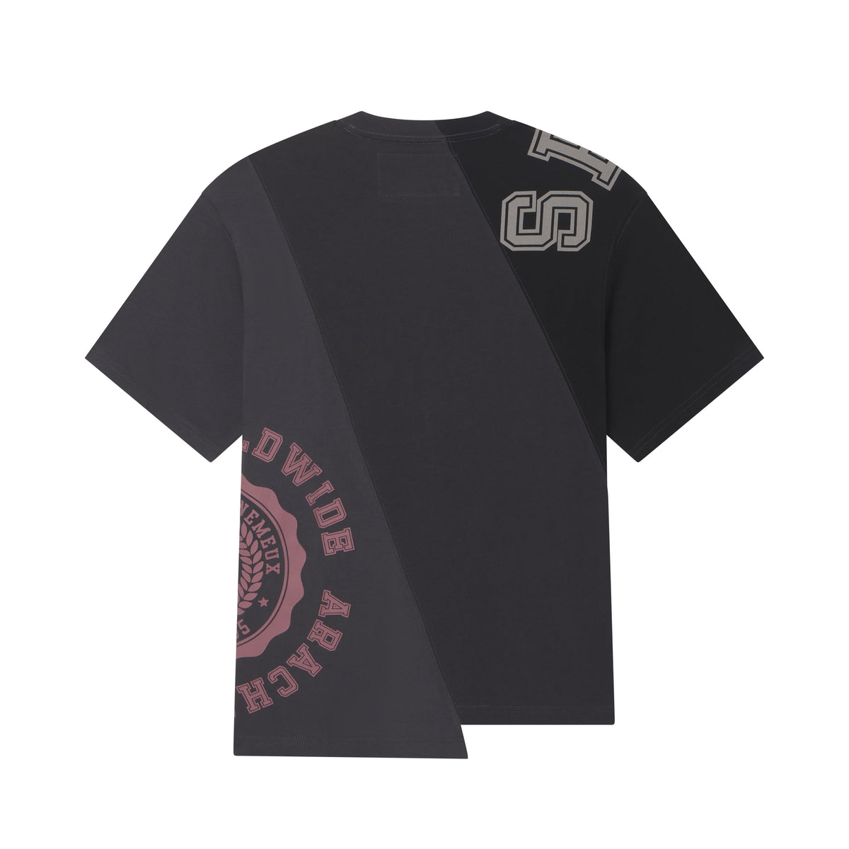 Sp5der Asymmetrical 5 onyx T-shirt, back view
