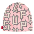 Supreme Spike light pink beanie, front view