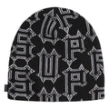 Supreme Spike black beanie, front view