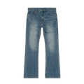 Bravest Studios Flare Denim blue pants, front view