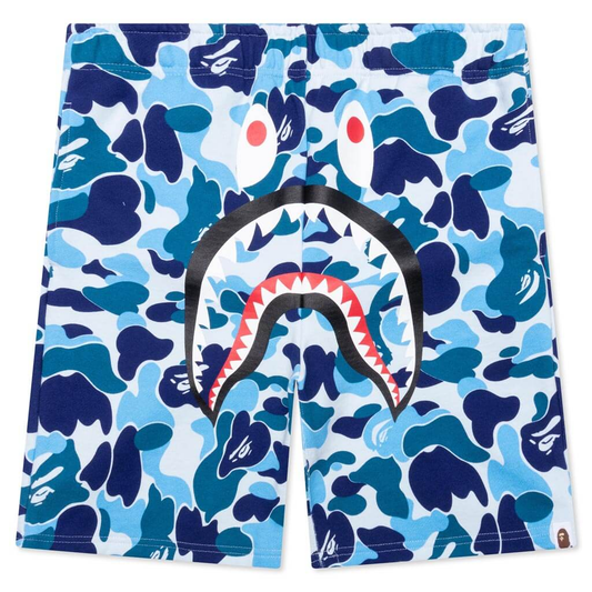 Bape ABC Camo Shark Blue Shorts