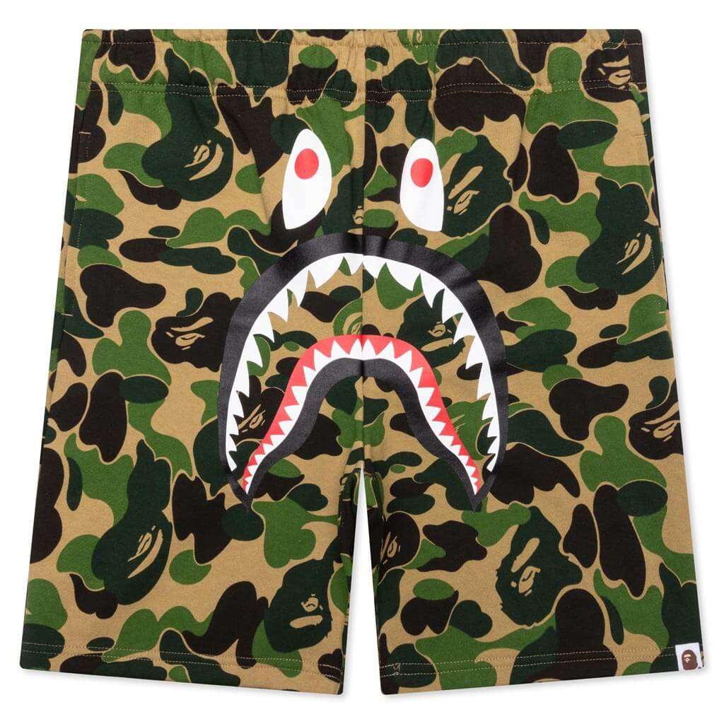 Bape ABC Camo Shark Green Shorts