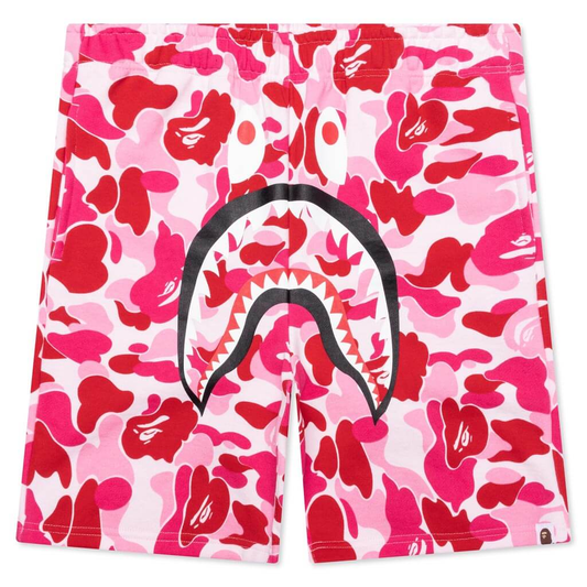 Bape ABC Camo Shark Pink Shorts