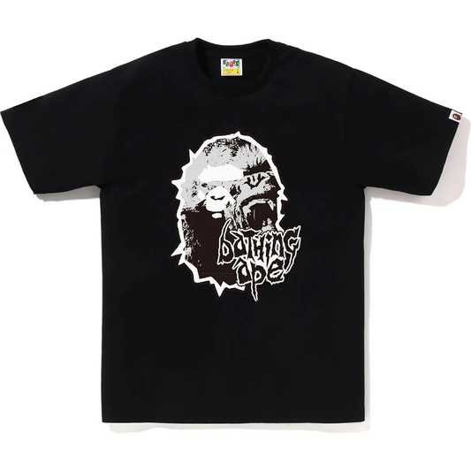 Bape Mad Ape Head Black Tee