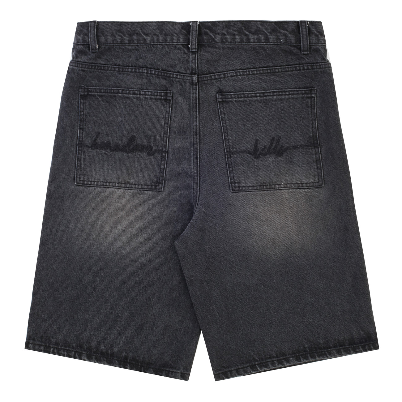 Boredom Kills BK Spider Black Denim Shorts