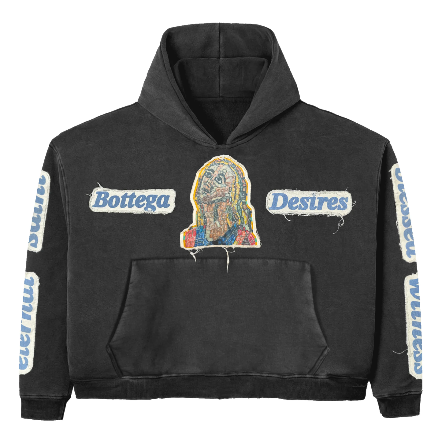 Bottega Desires Eternal Desires Black Hoodie