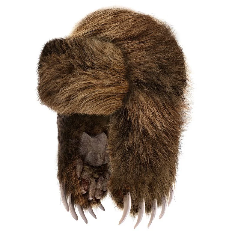 Bravest Studios Bear Claw Brown Hat