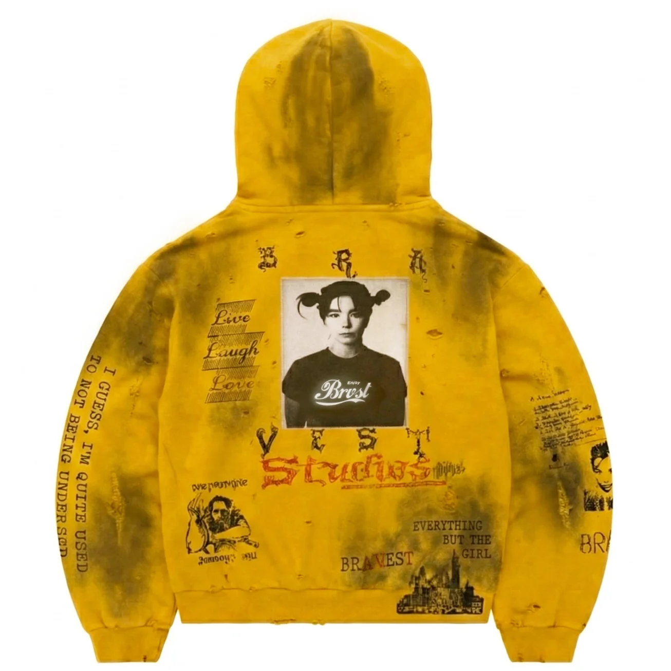 Bravest Studios Heirloom Yellow Hoodie