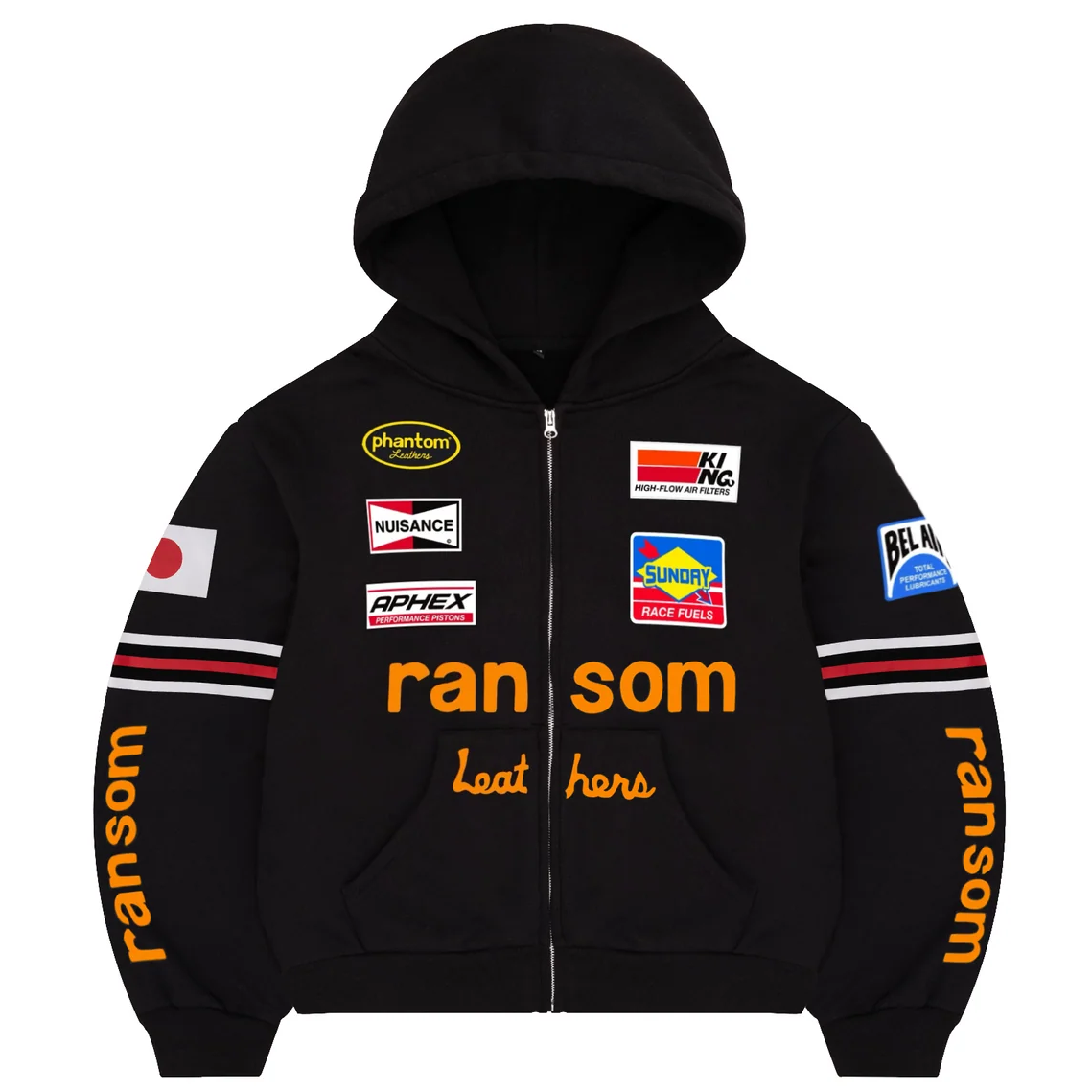 Bravest Studios Ransom Black Zip Up Hoodie
