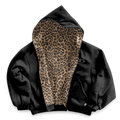 Carpe Diem Rosettes Reversible Black/Cheetah Zip Up Hoodie