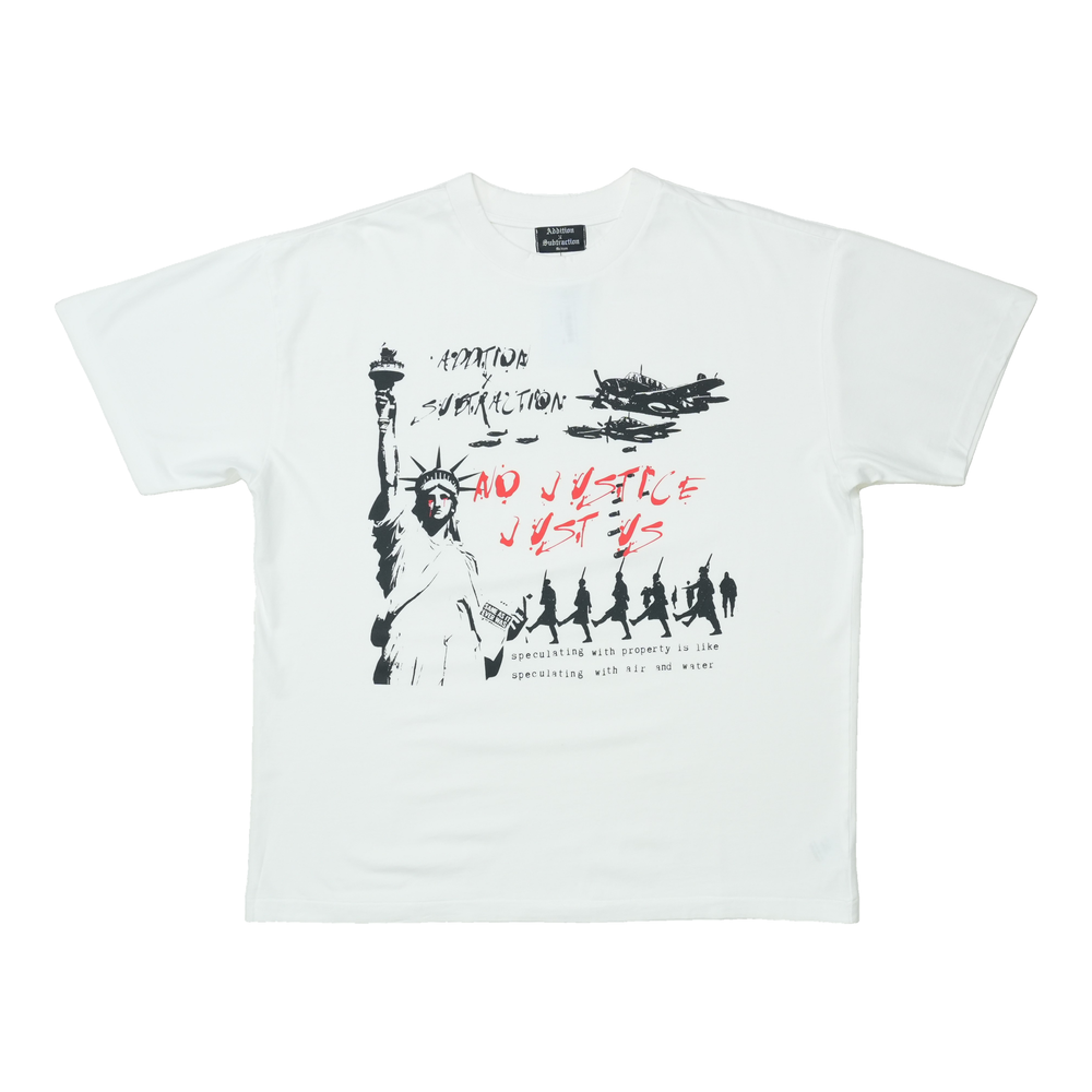 Addition by Subtraction Same As It Ever Was White Tee