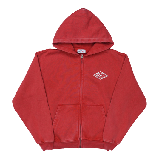 WyCo Clipboard Vintage Red Zip Hoodie