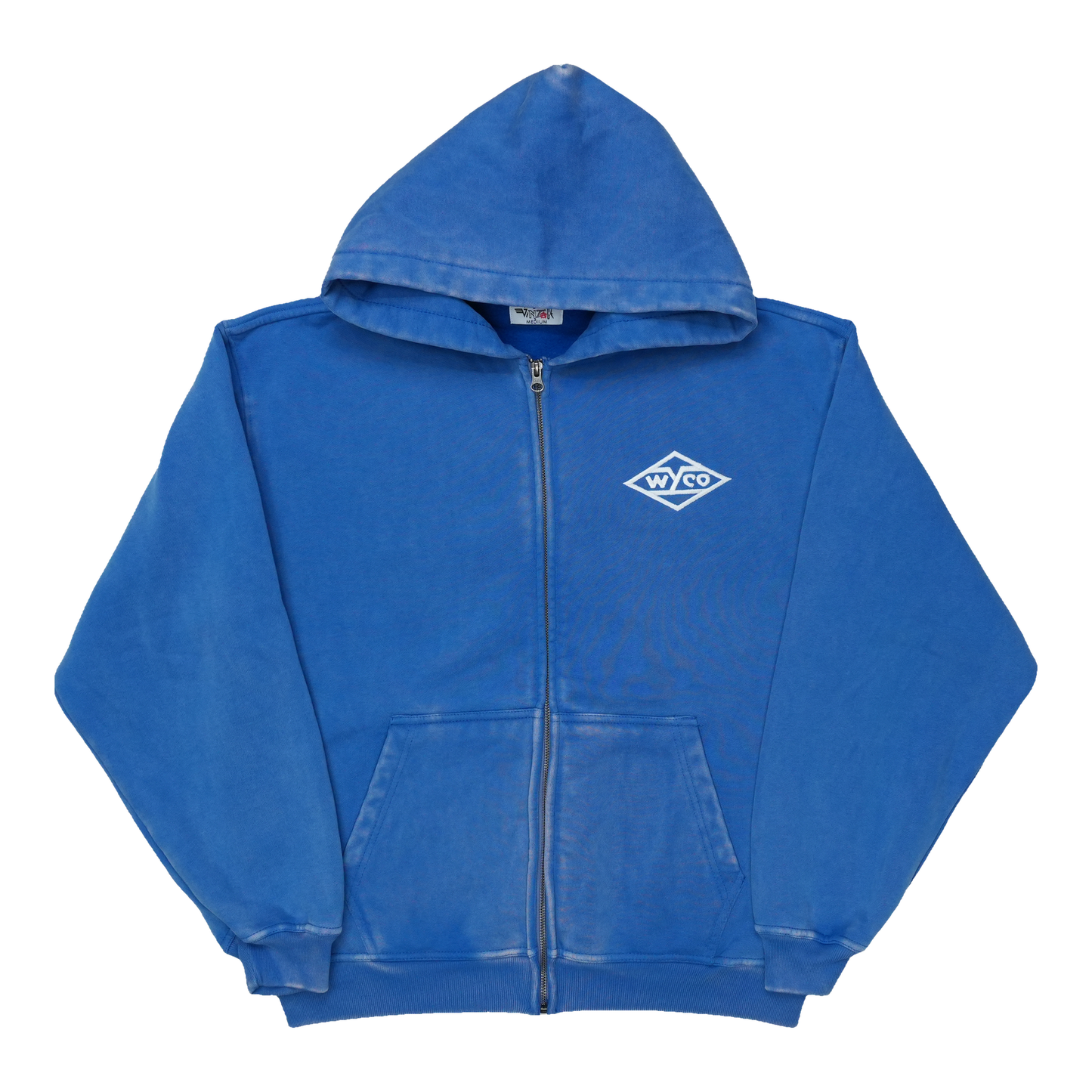 WyCo Clipboard Dusty Blue Zip Hoodie