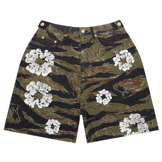 Denim Tears The Cotton Wreath Tiger Camo Shorts
