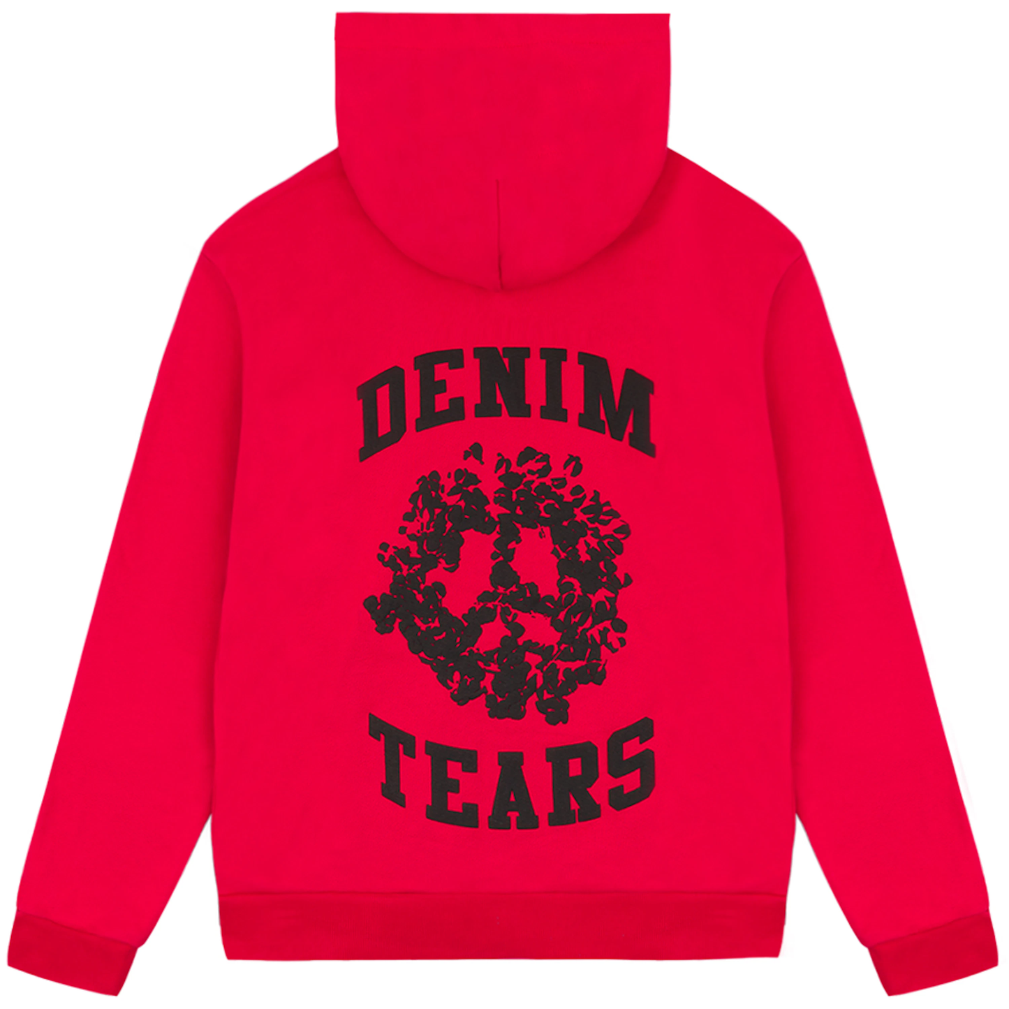 Denim Tears University Red Zip Up Hoodie