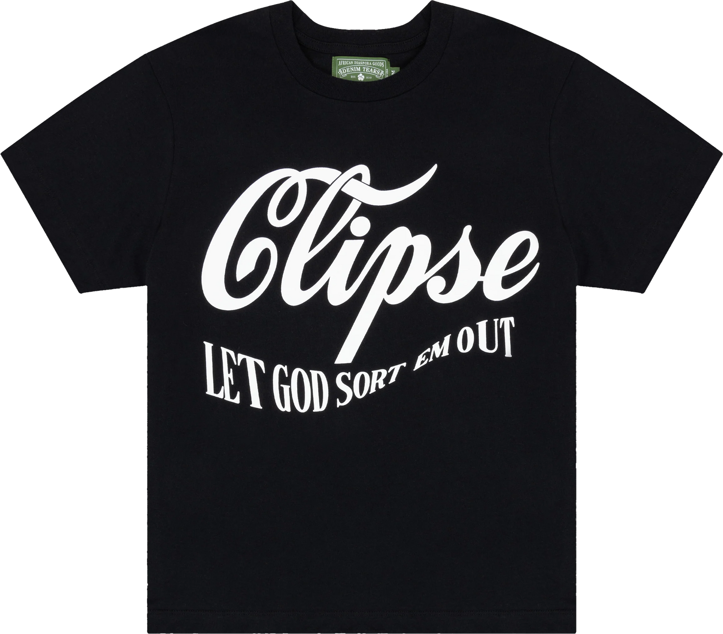 Denim Tears x Clipse 25th Anniversary Black Tee