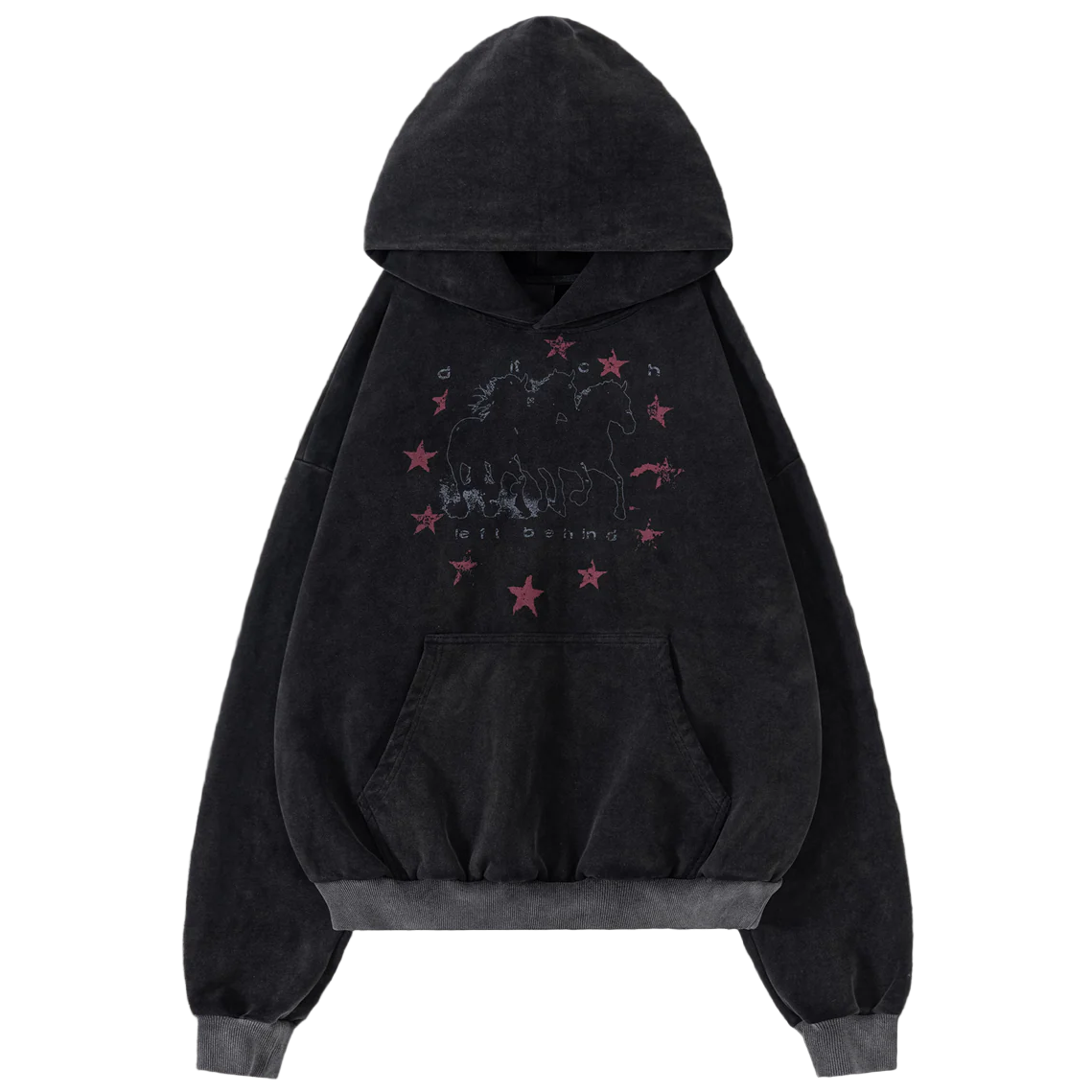 Ditch Pony Black Hoodie