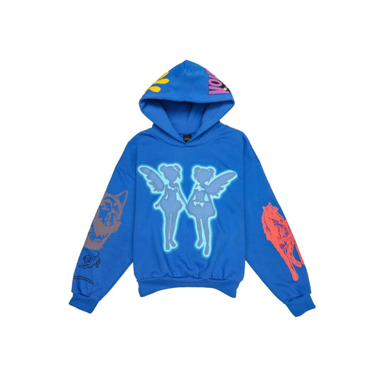 Drake FATD For All The Dogs Blue Hoodie