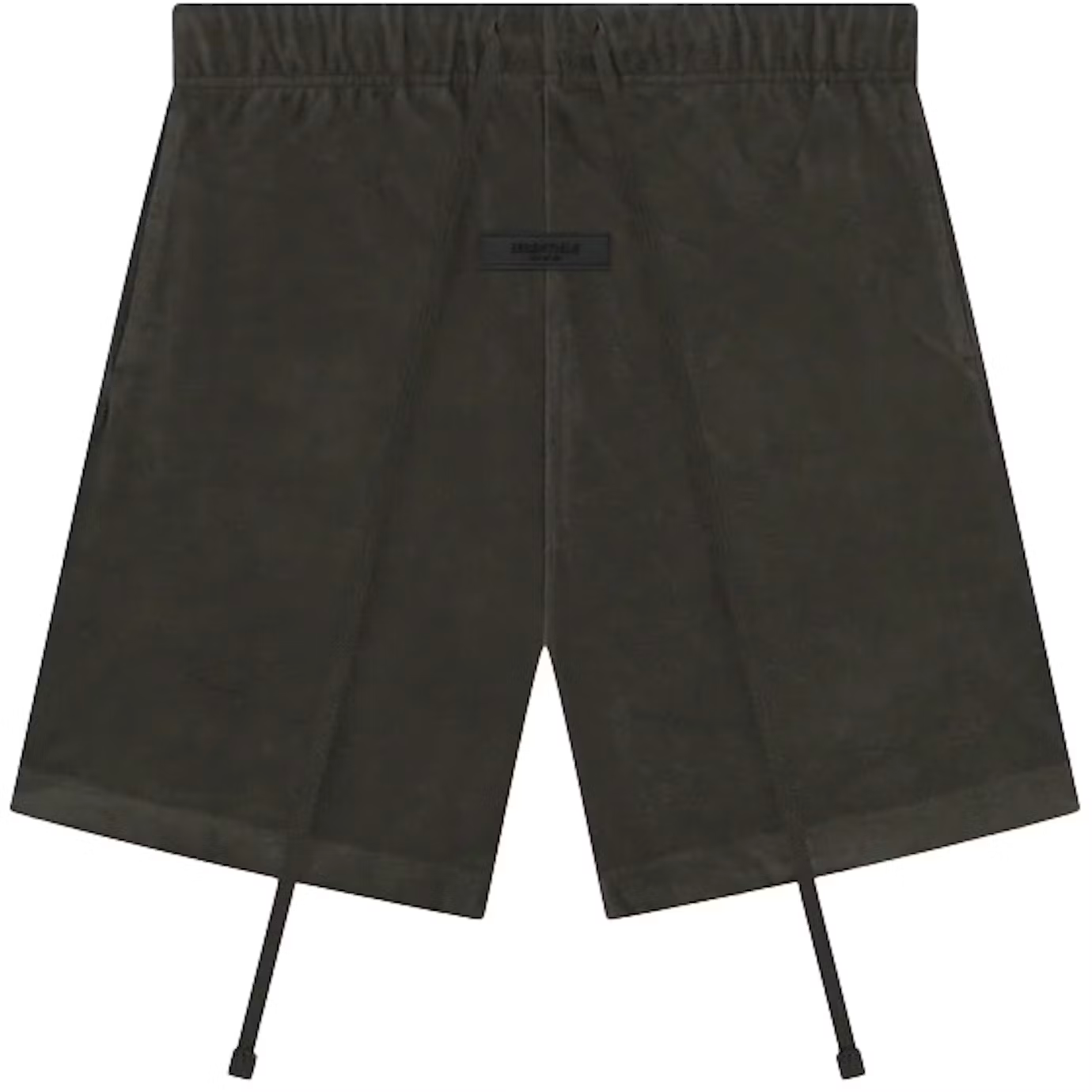 Fear Of God Essentials Off Black Terry Sweat Shorts