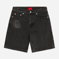 Fugazi Novelty Washed Black Denim Shorts