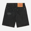 Fugazi Novelty Washed Black Denim Shorts