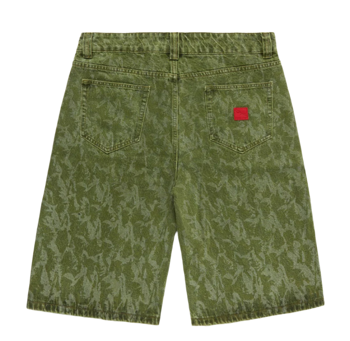 Fugazi Soldier Camo Denim Shorts