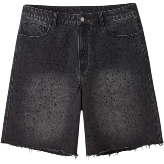 HMDD C2G Billie Jean Black Denim Shorts