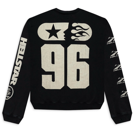 Hellstar 96' Black Crewneck Sweatshirt