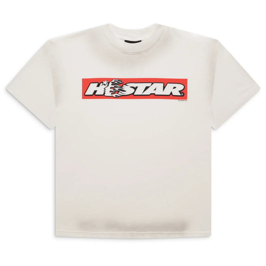 Hellstar Box Logo White Tee