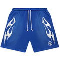 Hellstar Flame Blue Shorts