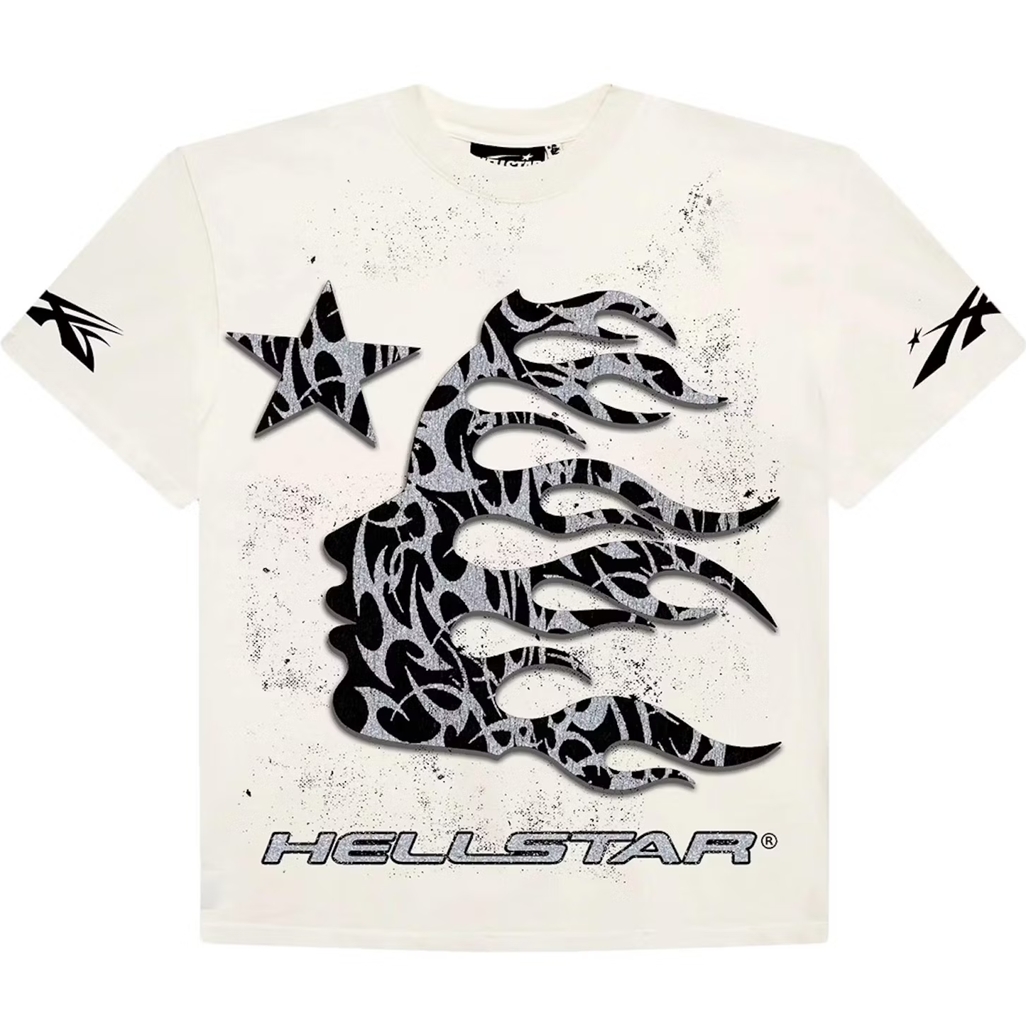 Hellstar Glitter P2P White Tee