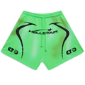 Hellstar Neon Green Warm Up Shorts