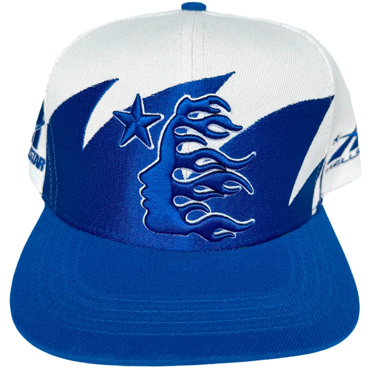 Hellstar Shark Teeth Blue Snapback Hat