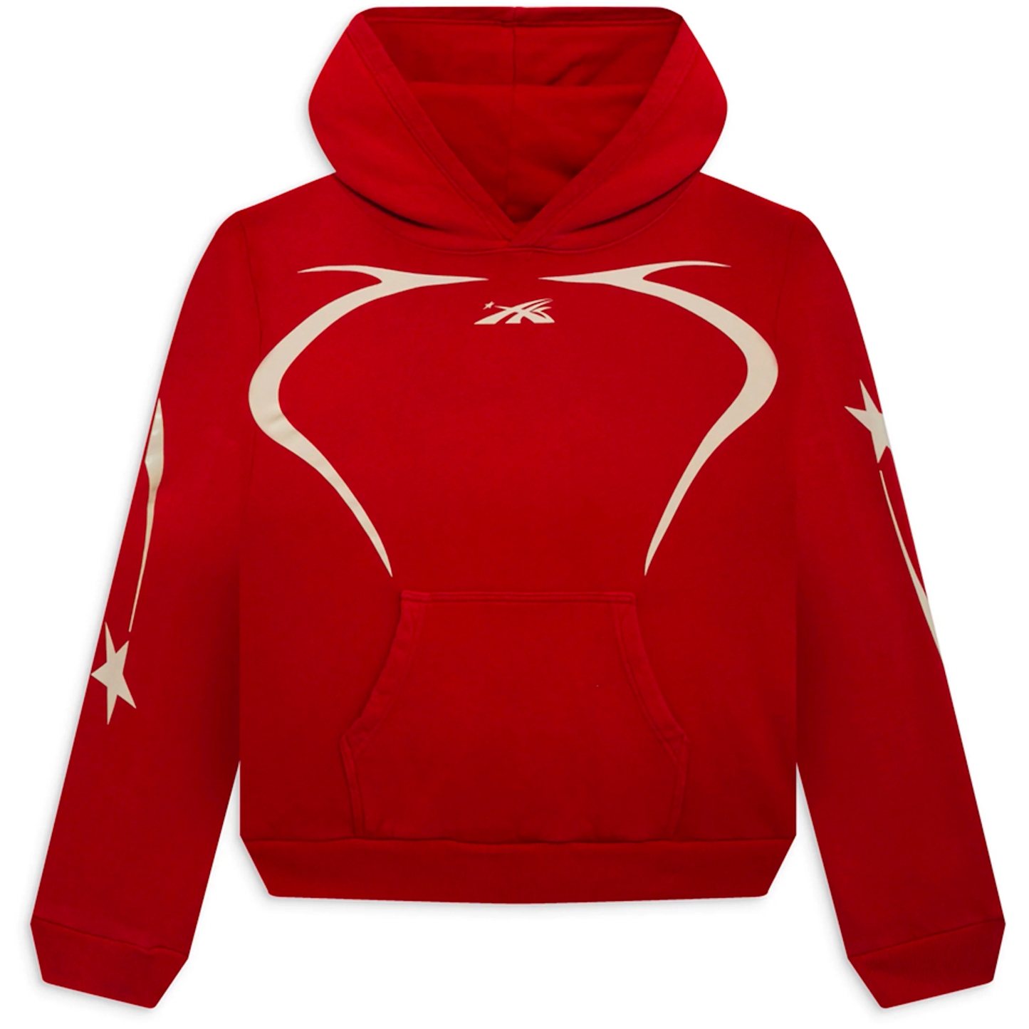 Red hoodie streetwear shop