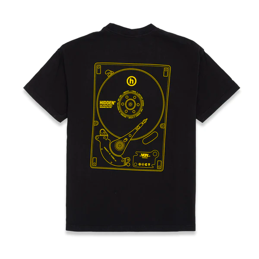 Hidden Data Storage Black Tee