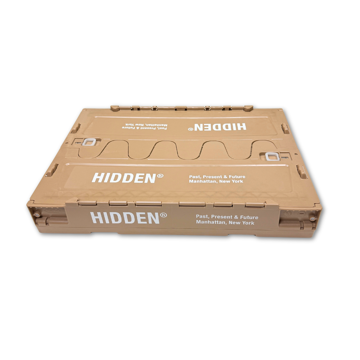 Hidden Stackable Tan Full Size Crate