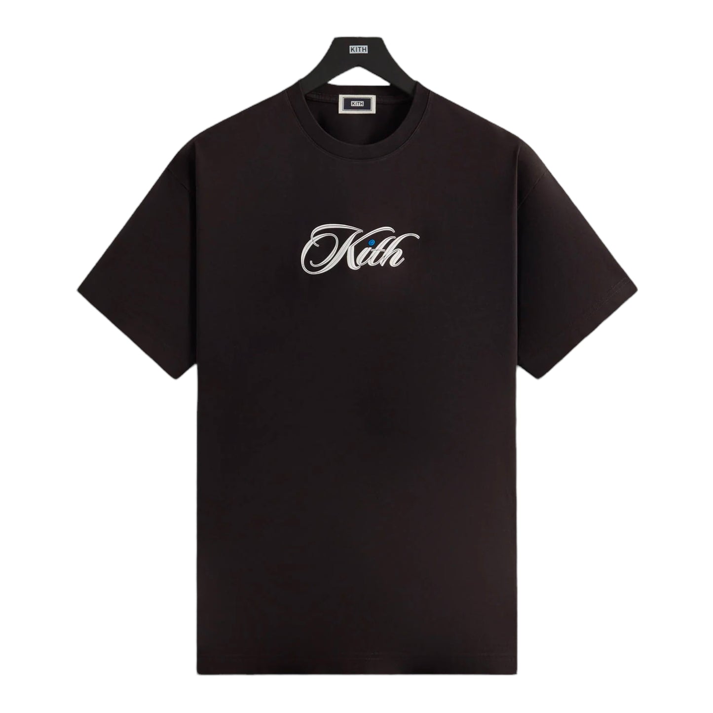 Kith Cursive Logo Black Tee