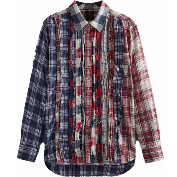 Kith Needles Ribbon Cuts Flannel Shirt