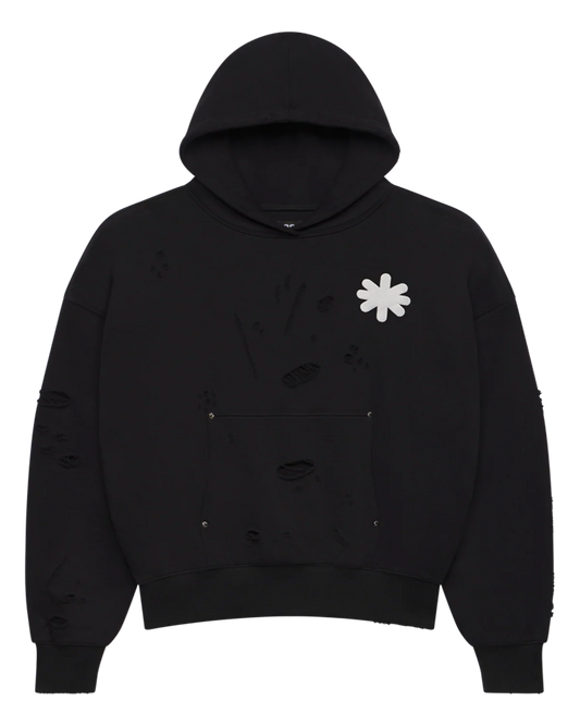 Lost Shdws Dstry Dbl Layer Logo Black Hoodie