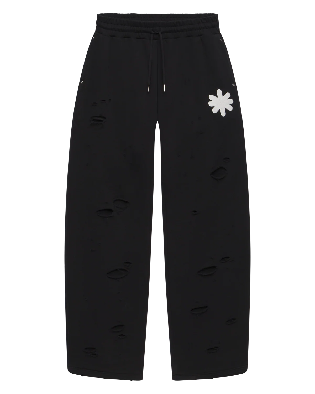 Lost Shdws Dstry Dbl Layer Logo Black Sweatpants