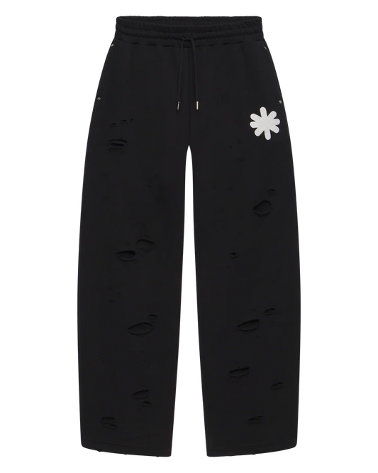 Lost Shdws Dstry Dbl Layer Logo Black Sweatpants