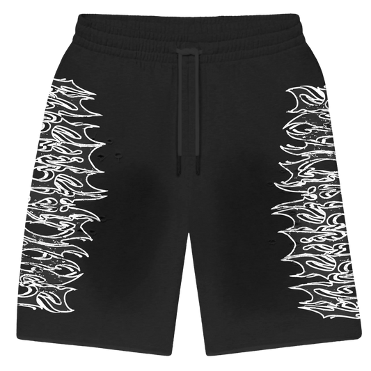Lost Shdws Metal Washed Black Sweatshorts